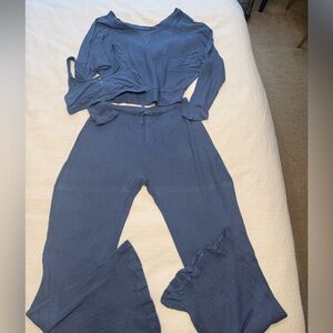 Auden Ribbed Pajama / Lounge Set & Bralette